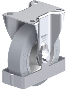 B-ALEV 125K-SG-FS fiksuotas ratukas dengtas guma