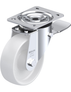 L-PO 150XR-ST pasukamas ratukas su stabdžiais, 150 mm