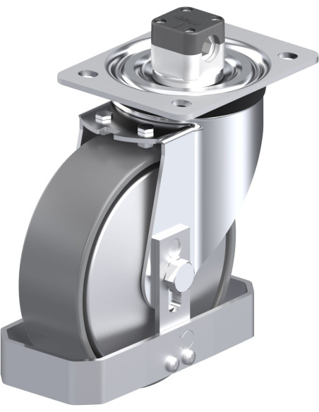 L-PO 160G-CS11-ELS-FA-FS antistatinis ratukas su stabdžiais