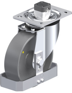 Antistatinis pasukamas ratukas su stabdžiais L-PO