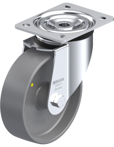 Antistatinis pasukamas ratukas L-PO 160G-ELS 160 mm