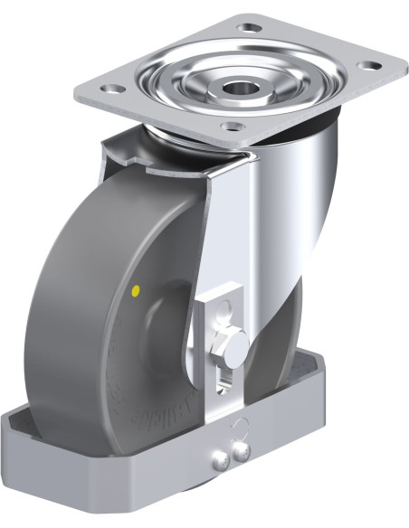 Antistatinis pasukamas ratukas L-PO 160G-ELS-FS