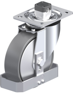 Antistatinis pasukamas ratukas su stabdžiais L-PO