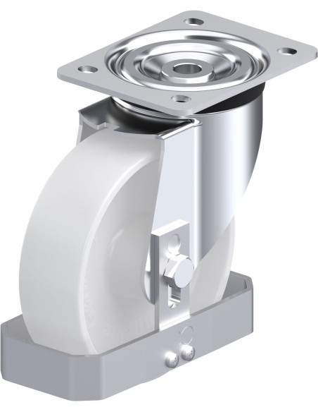 L-PO 160XR-FS sintetinis pasukamas ratukas 160 mm