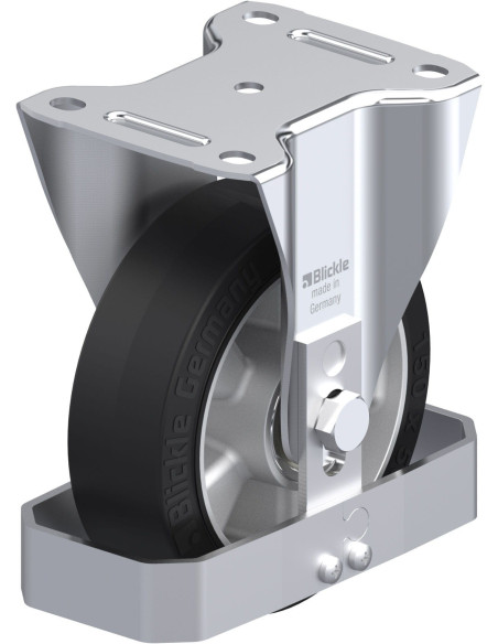 B-ALEV 150K-FS fiksuotas ratukas dengtas guma