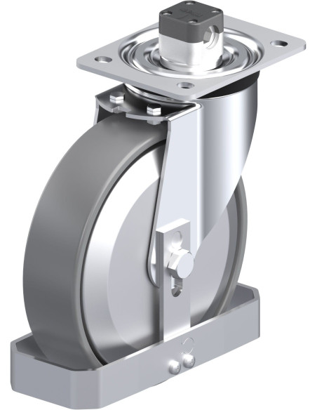 Antistatinis pasukamas ratukas su stabdžiais L-PO