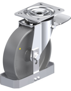 Antistatinis pasukamas ratukas su stabdžiais L-PO