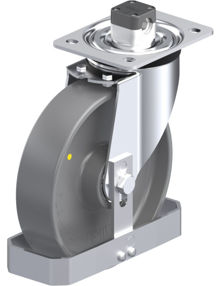 L-PO 200K-CS11-ELS-FS antistatinis ratukas su stabdžiais