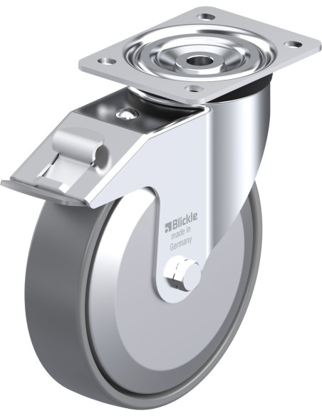 L-PO 200K-FI-ELS-FA antistatinis ratukas su stabdžiais