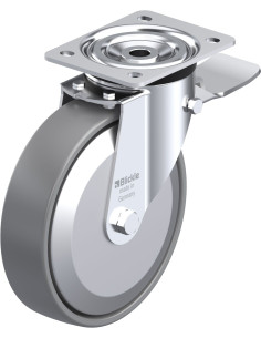 Antistatinis pasukamas ratukas su stabdžiais L-PO