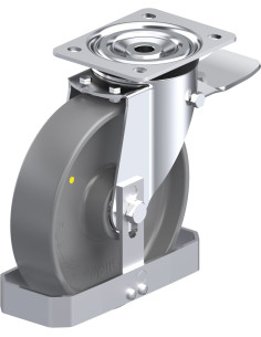 L-PO 200K-ST-ELS-FS antistatinis ratukas su stabdžiais