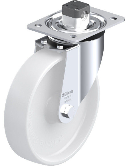 L-PO 200R-CS11 pasukamas ratukas su stabdžiais, 200 mm