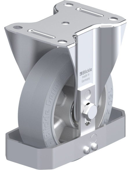 B-ALEV 150K-SG-FS fiksuotas ratukas su guma