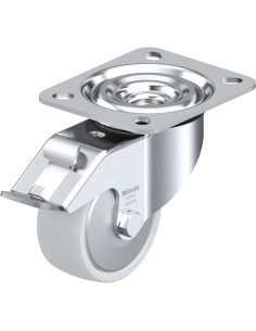 Pasukamas ratukas su stabdžiais L-PO 75R-FI-FA, 75 mm