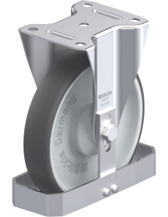 B-PATH 200KA-FS - 200 mm poliuretano fiksuotas ratukas