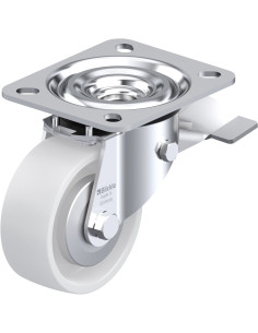 L-PO 80KA-ST sintetinis pasukamas ratukas su stabdžiais