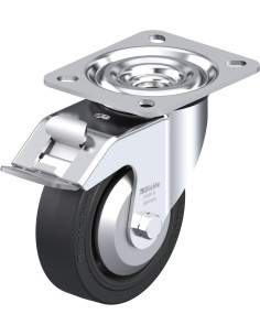 L-POEV 100G-FI-FA - Pasukamas ratukas su stabdžiais, 100 mm