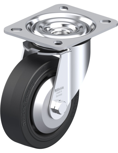 Pasukamas ratukas L-POEV 100KAD-FA, 100 mm, guma