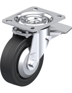 L-POEV 100KA-ST-FA: 100 mm pasukamas ratukas su stabdžiais