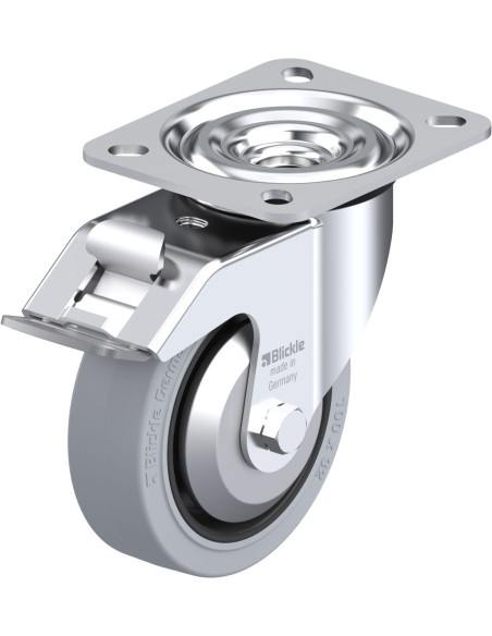 L-POEV 100XKA-FI-SG-FA pasukamas ratukas su stabdžiais