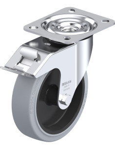 L-POEV 125G-FI-SG - 125 mm pasukamas ratukas su stabdžiais