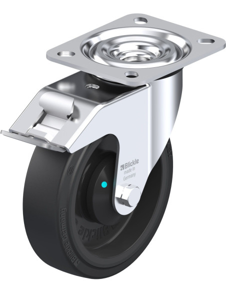 L-POEV 125KAD-FI - 125 mm pasukamas ratukas su stabdžiais