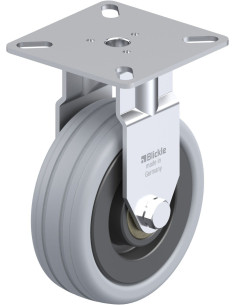 BPA-VPA 75K fiksuotas guminis ratukas 75 mm