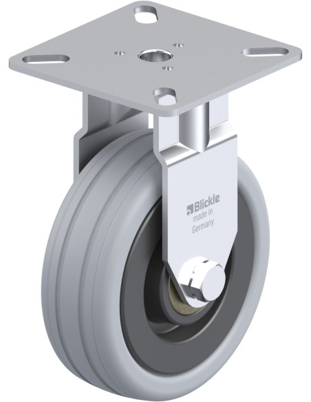 BPA-VPA 75K fiksuotas guminis ratukas 75 mm