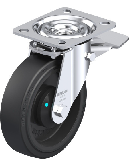 L-POEV 125KAD-ST - 125 mm pasukamas ratukas su stabdžiais