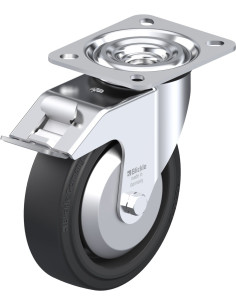 L-POEV 125XR-FI-FA - pasukamas ratukas su stabdžiais, 125 mm