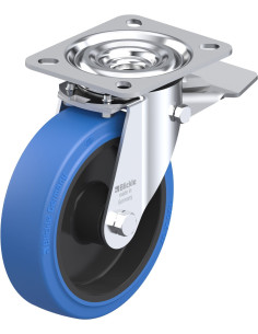 L-POEV 125XR-ST-SB - 125 mm pasukamas ratukas su stabdžiais