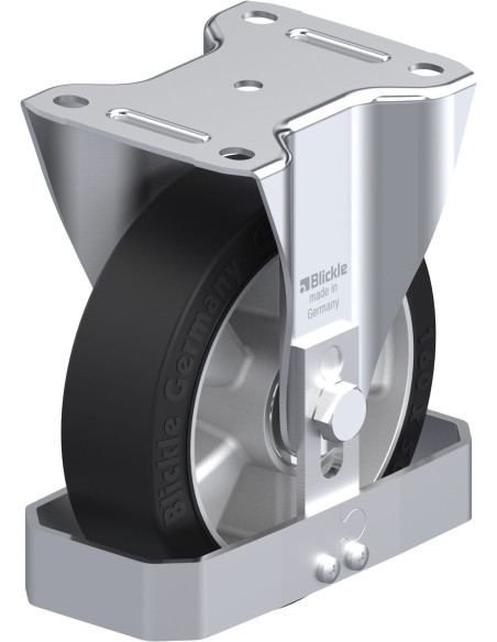 B-ALEV 160K-FS fiksuotas ratukas dengtas guma