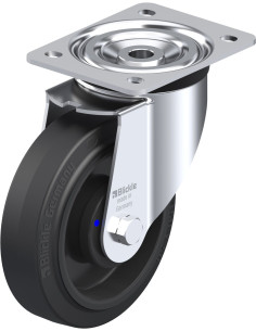 L-POEV 160XKA pasukamas ratukas su guma 160 mm