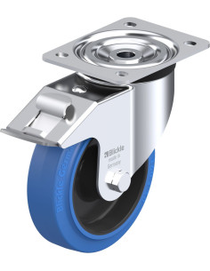 L-POEV 160XR-FI-SB pasukamas ratukas su stabdžiais, 160 mm