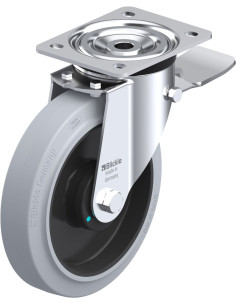 L-POEV 200KAD-ST-SG pasukamas ratukas su stabdžiais, 200 mm