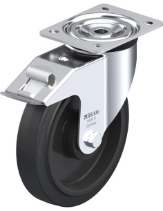 L-POEV 200KA-FI pasukamas ratukas su stabdžiais, 200 mm