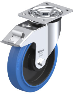 L-POEV 200KA-FI-SB - Pasukamas ratukas su stabdžiais, 200 mm