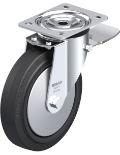 L-POEV 200R-ST-FA pasukamas ratukas su stabdžiais, 200 mm