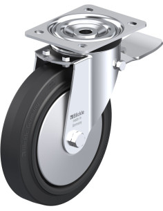 L-POEV 200XKA-ST-FA - Pasukamas ratukas su stabdžiais, 200