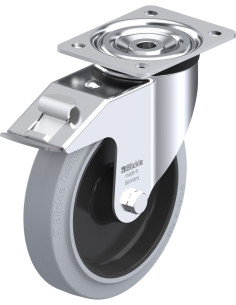 L-POEV 200XR-FI-SG - 200 mm pasukamas ratukas su stabdžiais