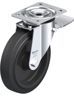 L-POEV 200XR-ST pasukamas ratukas su stabdžiais, 200 mm