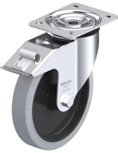 L-POEV 201R-FI-SG - 200 mm pasukamas ratukas su stabdžiais