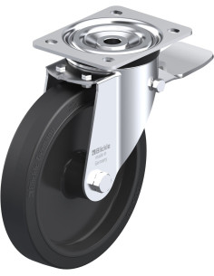 L-POEV 201R-ST pasukamas ratukas su stabdžiais 200 mm