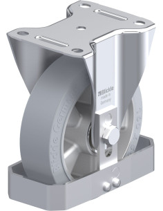 B-ALEV 160K-SG-FS fiksuotas ratukas dengtas guma