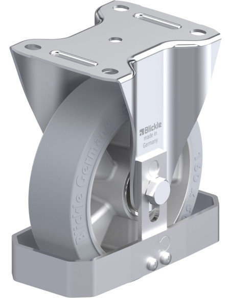 B-ALEV 160K-SG-FS fiksuotas ratukas dengtas guma