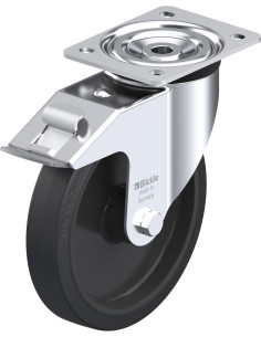 L-POEV 201XR-FI pasukamas ratukas su stabdžiais, 200 mm