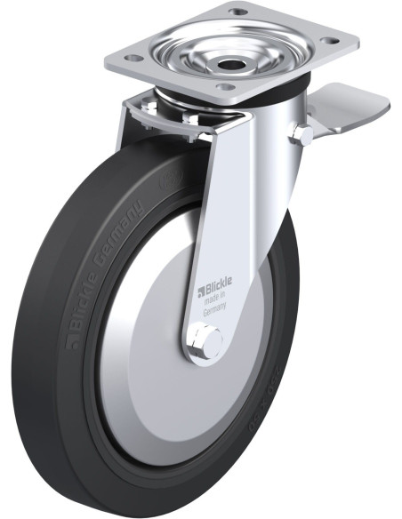 L-POEV 250R-3-ST-FA pasukamas ratukas su stabdžiais, 250 mm