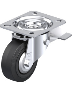 L-POEV 80G-ST-FA pasukamas ratukas su stabdžiais, 80 mm