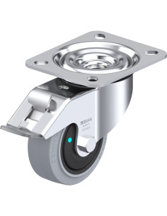 L-POEV 80KFD-FI-SG pasukamas ratukas su stabdžiais, 80 mm