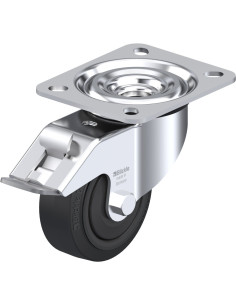 L-POEV 80KF-FI pasukamas ratukas su stabdžiais, 80 mm